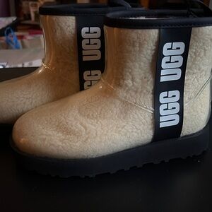 UGG Cream Shearling Boots